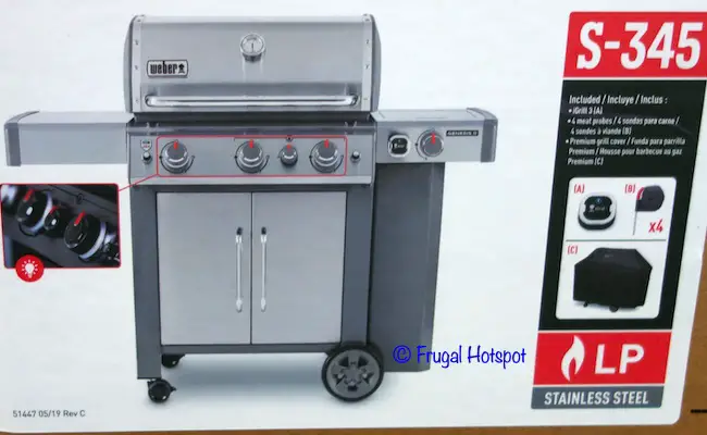 Weber Genesis II S-345 Gas Grill Costco