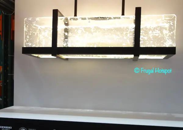 Artika Melted Ice Pendant LED Light Fixture Costco Display
