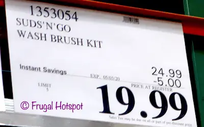AutoSpa Suds n Go Wash Brush Kit Costco Sale Price