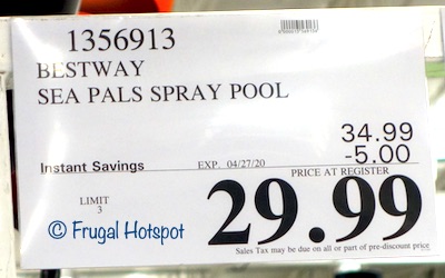 Bestway H20Go! Sea Pals Spray Pool Costco Sale Price