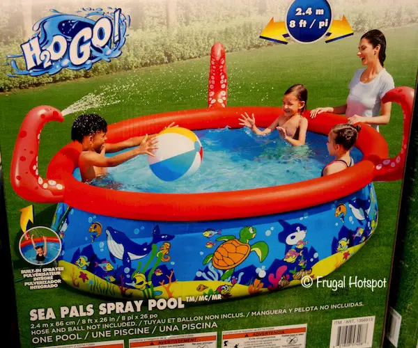 Bestway H20Go! Sea Pals Spray Pool Costco