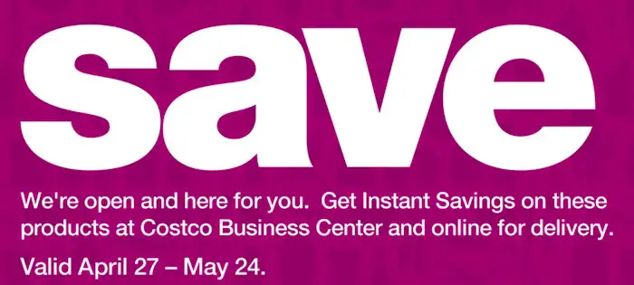 Costco Business Center Coupon Book May 2020