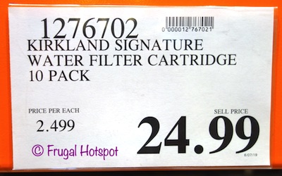 Kirkland Signature Water Filter Cartridge Costco Price Kirkland Signature Water Filter Cartridge Costco Price