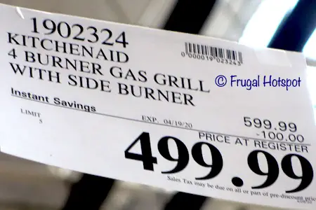 KitchenAid 4 Burner Gas Grill Costco Sale Price KitchenAid 4 Burner Gas Grill Costco Sale Price