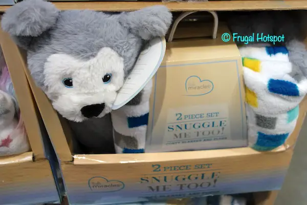 Little Miracles Snuggle Me Too Blanket Gray Costco