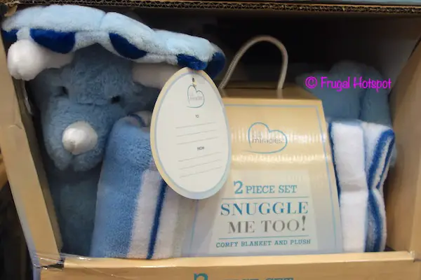 Little Miracles Snuggle Me Too Blanket Plush Blue Costco