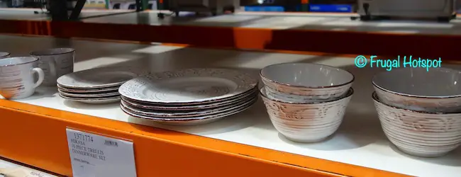 Mikasa Trellis Dinnerware Set Costco Display