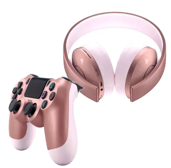 PS4 Rose Gold Headset with Rose Gold Controller Costco