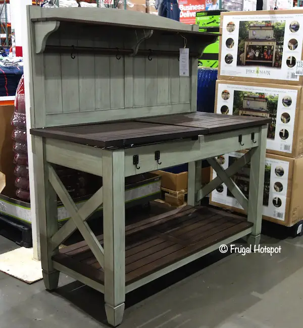 Pike & Main Americana Potting Bench Costco Display