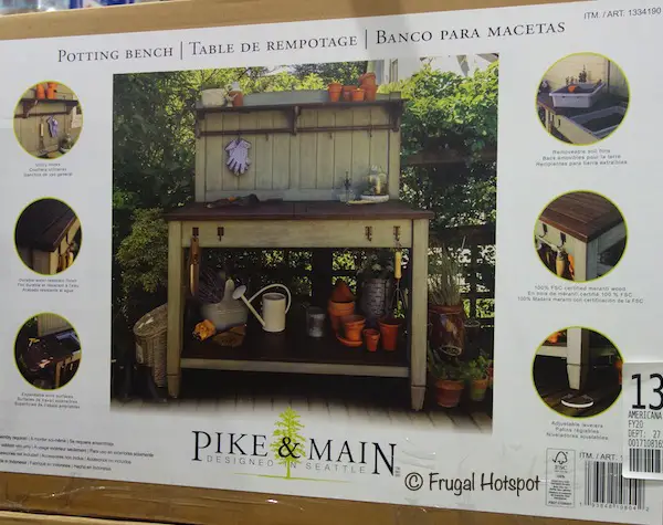 Pike & Main Americana Potting Bench Costco