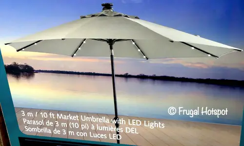 ProShade 10' Solar LED Tilt Umbrella Costco