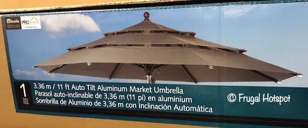ProShade 11' Auto Tilt Aluminum Market Umbrella Costco