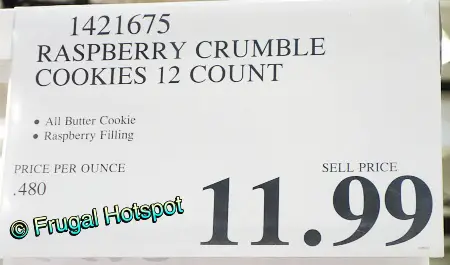 Raspberry Crumble Cookies | Costco Price