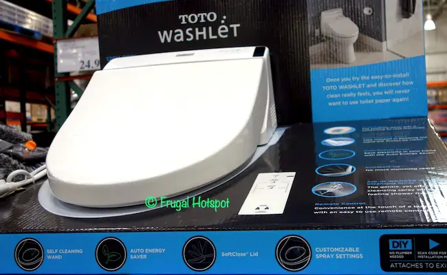 Toto Washlet Bidet Elongated Toilet Seat Costco Display