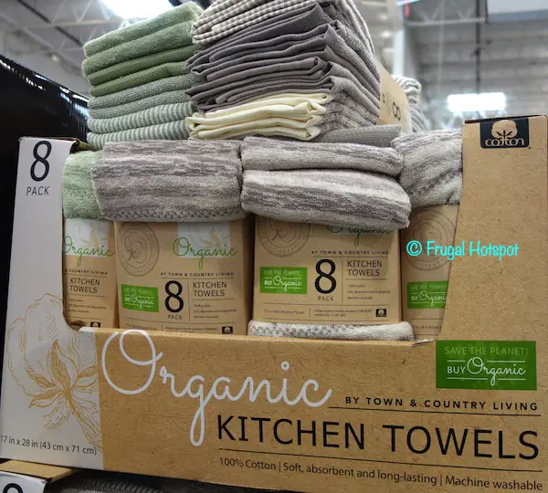 Town Country Organic Kitchen Towels Costco