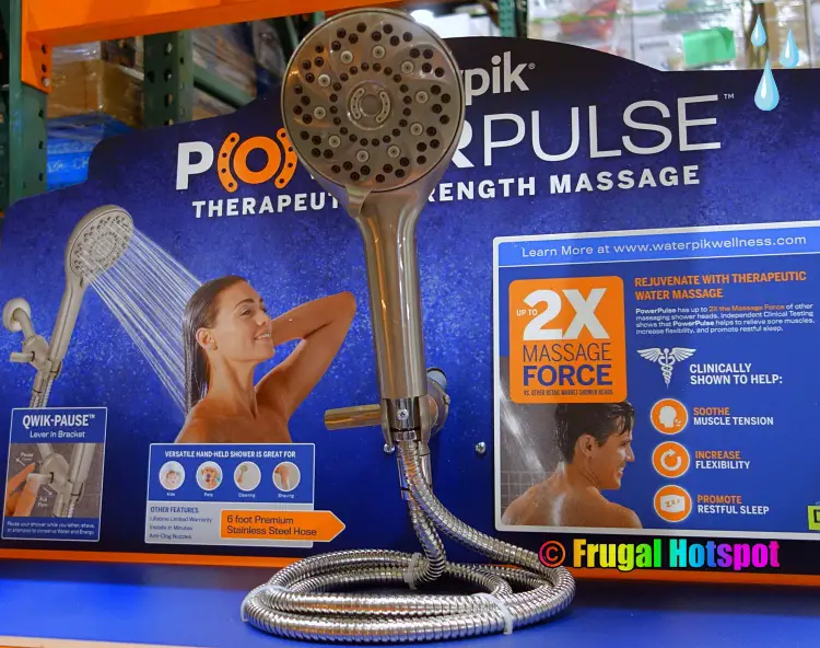 Waterpik PowerPulse Hand Held Shower Head | Costco Display