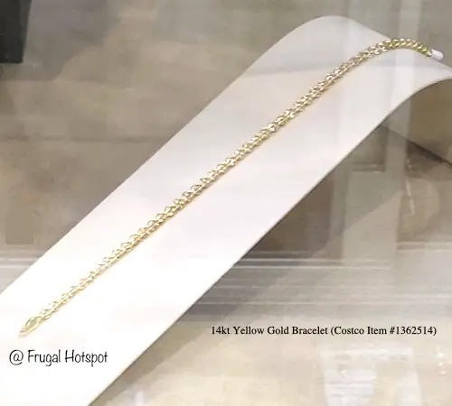 14kt Yellow Gold Bracelet Costco Item 1362514