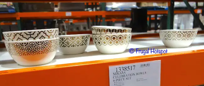 Mikasa Celebration Stoneware Bowls Costco Display