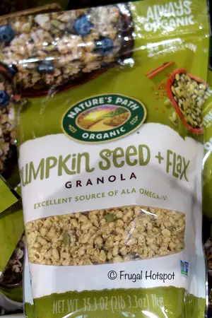 Nature's Path Organic Pumpkin Flax Granola 35.3 oz Costco Nature's Patch Organic Pumpkin Flax Granola 35.3 oz Costco