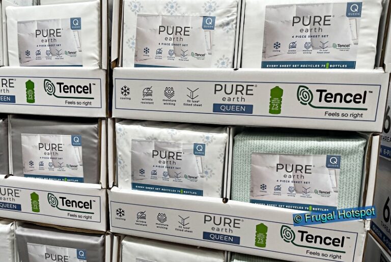 Pure Earth Tencel Blend Sheet Set Costco Sale! Frugal Hotspot