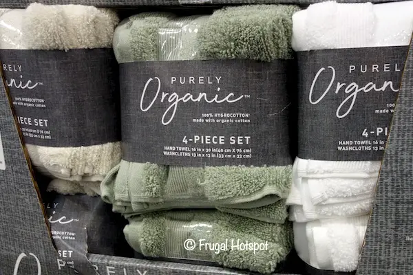 Purely Organic Hand Towel Wash Cloth Costco