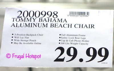 Tommy Bahama Beach Chair Costco Price