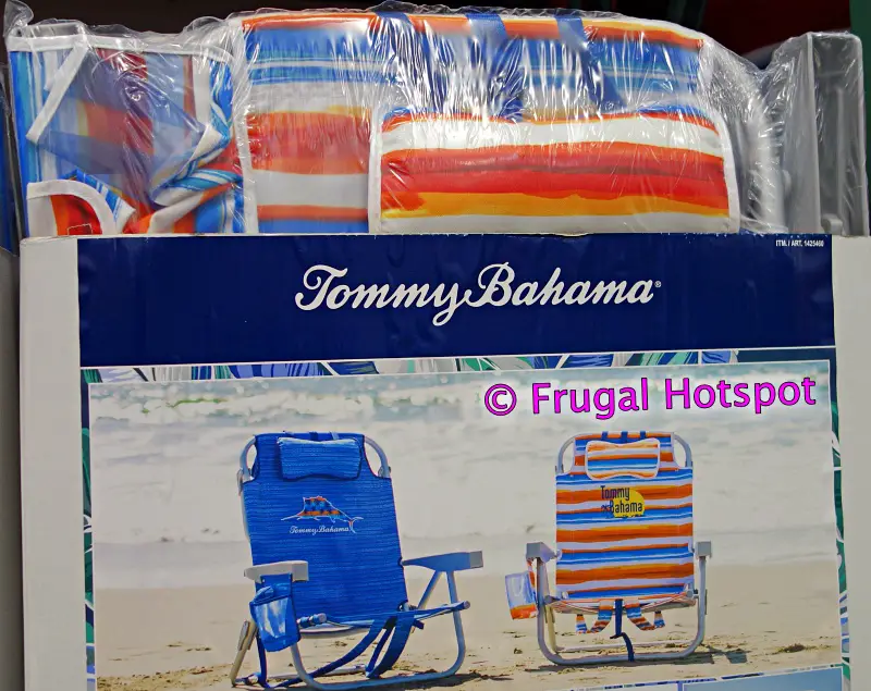Tommy Bahama Beach Chair blue and stripes | Costco