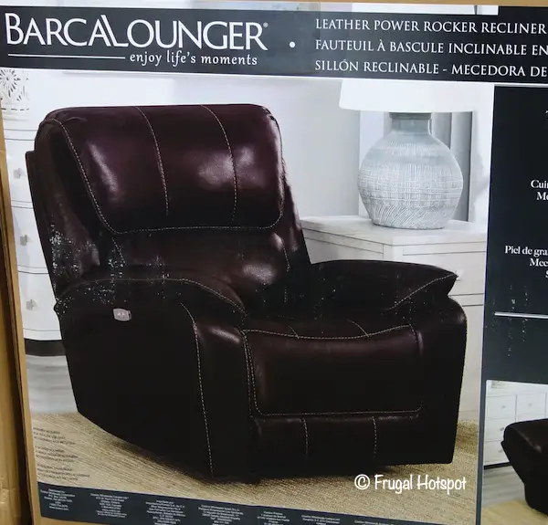 Barcalounger Leather Power Recliner Costco