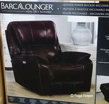 Barcalounger Leather Power Recliner 399 99, Thomasville Leather Recliner Costco