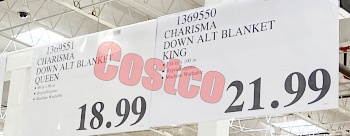 Charisma Down Alternative Blanket King queen | Costco Price