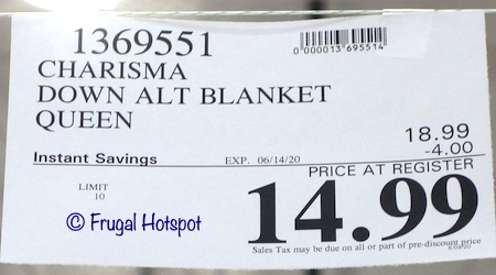 Charisma Down Alternative Blanket Queen Costco Sale Price Charisma Down Alternative Blanket Queen Costco Sale Price