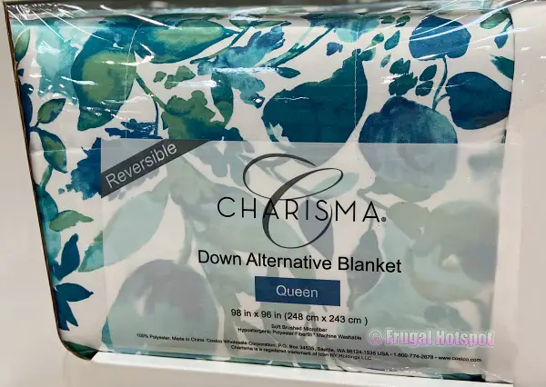 Charisma Down Alternative Blanket Teal | Costco