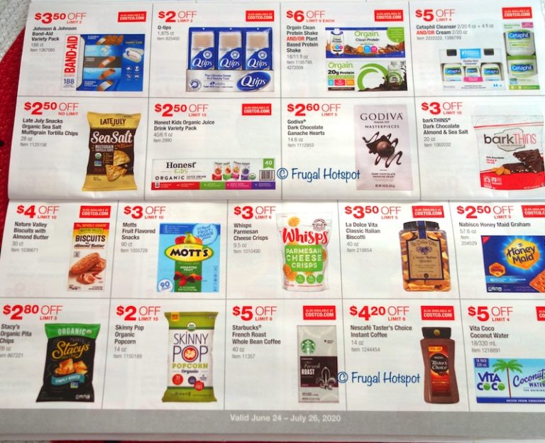 Costco JULY 2020 Coupon Book 6/24/20 7/26/20. Prices Listed.