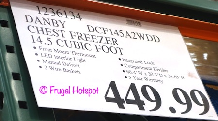 Danby Chest Freezer 14.5 Cu. Ft. Costco Price Danby Chest Freezer 14.5 Cu. Ft. Costco Price