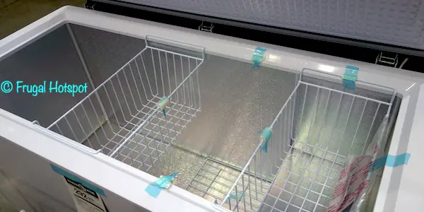 Danby Chest Freezer 14.5 Cu. Ft. Interior Costco Display Danby Chest Freezer 14.5 Cu. Ft. Interior Costco Display