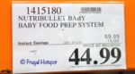 Nutribullet Baby Costco Sale Price