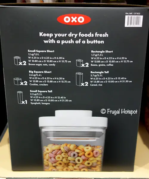 OXO SoftWorks POP Container Set 9-Piece Costco