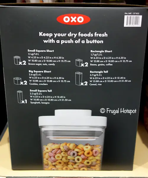 OXO SoftWorks POP Container Set 9-Piece Costco OXO SoftWorks POP Container Set 9-Piece Costco