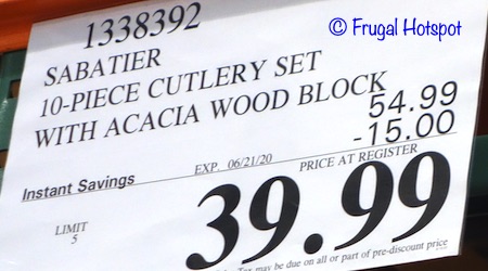 Sabatier Cutlery Set Costco Sale Price