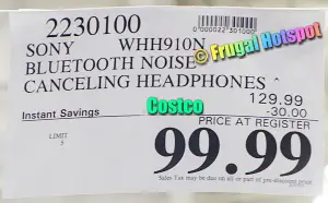 Sony h.ear on 3 Wireless Noise Canceling Headphones | Costco Sale Price