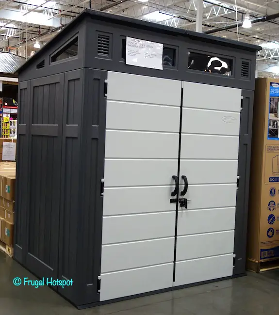 Suncast 6'x5' Resin Modern Shed Costco Display Suncast 6'x5' Resin Modern Shed Costco Display