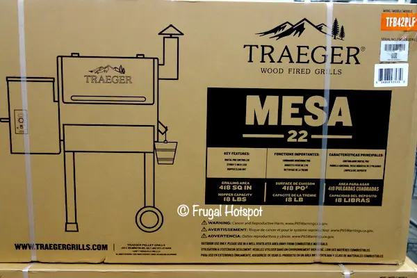 Traeger Mesa 22 Wood Pellet Grill Costco