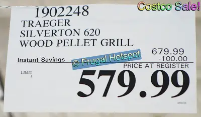 Traeger Silverton 620 Wood Pellet Grill | Costco Sale Price | ITem 1902248