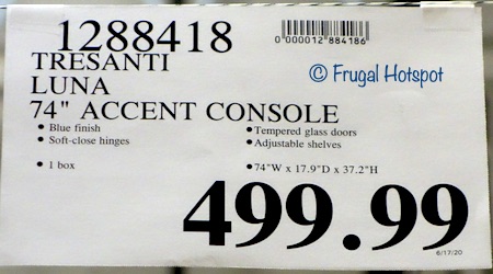 Tresanti Luna 74 Accent Console Costco Price