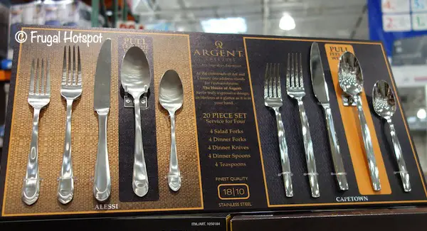 Argent Orfèvres 20-Piece Flatware Set Costco Display