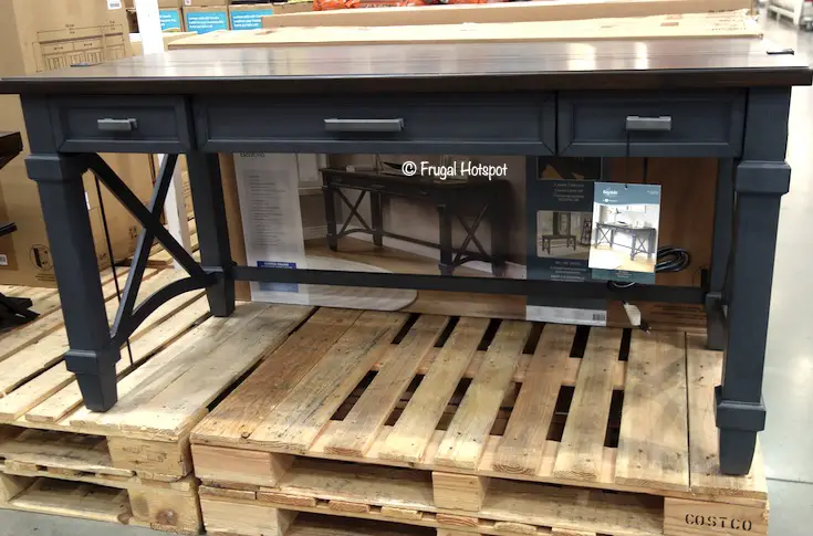 Bayside Furnishings Ashcroft 60 Writing Desk Costco Display Bayside Furnishings Ashcroft 60 Writing Desk Costco Display