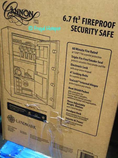 Cannon Landmark 6.7 Cu Ft Fireproof Security Safe Costco