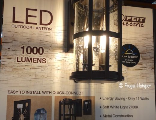 Feit Electric LED Coach Lantern Costco Display