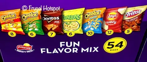 Frito Lay fun Flavor Chip Mix 54-ct Costco
