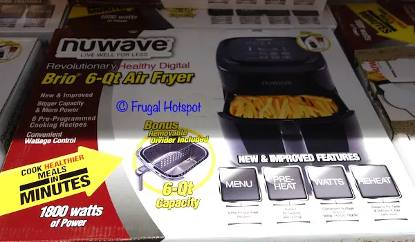 Nuwave Brio 6-Qt Air Fryer Costco Nuwave Brio 6-Qt Air Fryer Costco